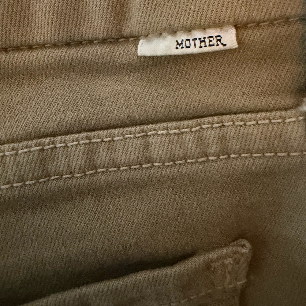 MOTHER High Rise Tan Jeans - Picture 7 of 8